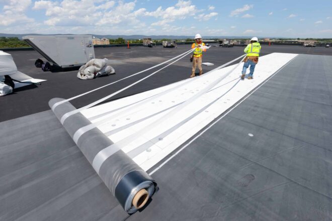 The Global Roofing Membranes Market was valued at USD 90.59 million in 2022 & will grow to USD 131.82 billion by 2028, with a CAGR of 5.31%.