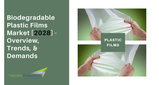 Global Biodegradable Plastic Films Market stood at USD 1.27 billion in 2022 and will grow with a CAGR of 6.13% in the forecast by 2028.