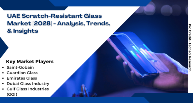 UAE Scratch-Resistant Glass Market stood at USD 114.66 million in 2022 and will growth in the forecast with a CAGR of 6.29% by 2028. 