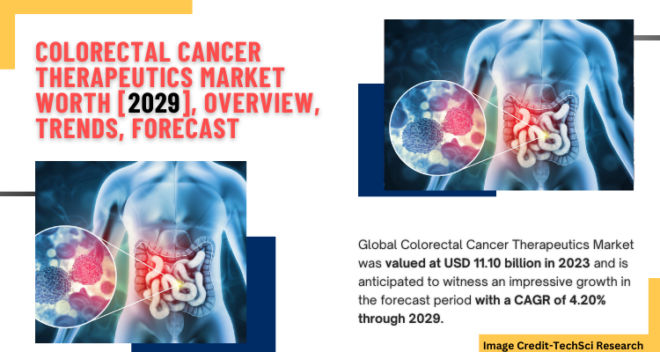 The global Colorectal Cancer Therapeutics Market has valued at USD 11.10 billion in 2023 and download the Free Sample Report Now.