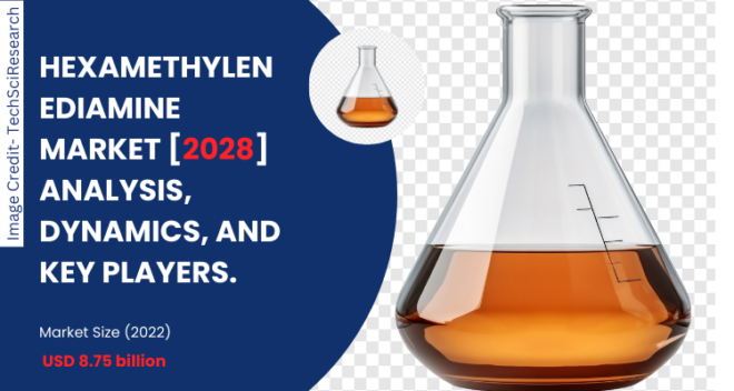 Global Hexamethylenediamine Market stood at USD 8.75 billion in 2022 & will grow with a CAGR of 5.02% in forecast by 2023-2028.