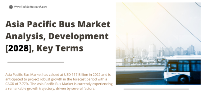 The Asia Pacific Bus Market stood at USD 117 Billion in 2022 and is anticipated to project robust growth in the forecast with a CAGR of 7.77%.