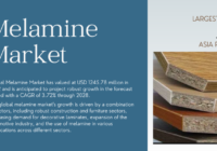 The Global Melamine Market has valued at USD 1245.78 million in 2022 and is expected to project growth with a CAGR of 3.72% by 2028.