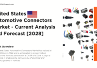 United States Automotive Connectors Market stood at USD 1.2 Billion in 2022 & will grow with a CAGR of 6.00% in the forecast 2023-2028.