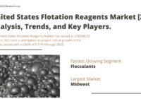 The United States Flotation Reagents Market stood at USD 686.02 million in 2022 & will grow with a CAGR of 5.51% in the forecast 2023-2028.