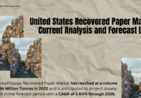 United States Recovered Paper Market by volume. stood at 41.84 Million tonnes in 2022 and will grow with a CAGR of 5.60% through 2028.