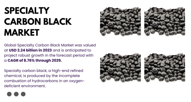 The Specialty Carbon Black Market reached $2.24B in 2023 and is projected to expand at an 8.76% CAGR from 2024 to 2029. Free Sample Report.