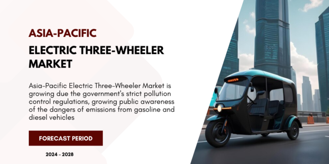 Asia-Pacific Electric Three-Wheeler Market is growing due to the government's strict pollution control regulations. Free Sample Report.