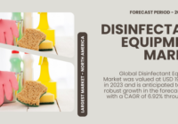 Global Disinfectant Equipment Market was valued at USD 19.6 billion and may grow in the forecast with a CAGR of 6.92% by 2029.