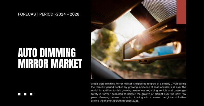 Growing awareness and passenger safety are further expected to bolster the Auto Dimming Mirror Market over the next few years. Growing awareness and passenger safety are further expected to bolster the Auto Dimming Mirror Market over the next few years.