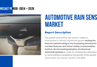 The global automotive rain sensor market may grow owing to the increasing demand for comfort features and driver safety.