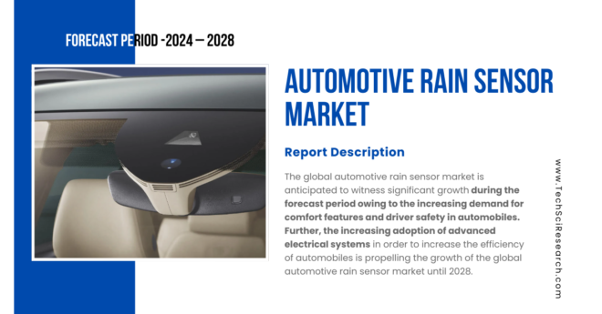 The global automotive rain sensor market may grow owing to the increasing demand for comfort features and driver safety.