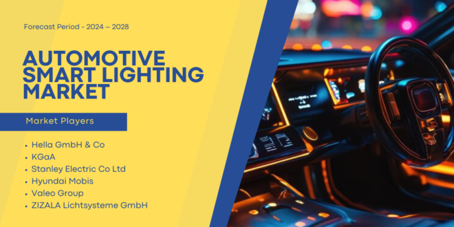 The global automotive smart lighting market may grow as embedded into vehicles that increase the vehicle's visibility and efficiency.