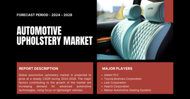 The global automotive upholstery market may grow due to factors contributing to increasing demand for advanced automotive technologies