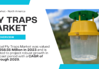 The Global Fly Traps Market stood at USD 258.56 Million in 2023 and may grow in the forecast with a CAGR of 6.1% by 2029.