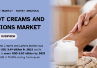 Global Foot Creams and Lotions Market stood at USD 3.49 billion & may reach USD 6.05 billion with a CAGR of 9.68% by 2029.