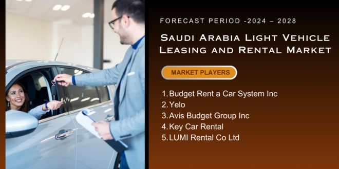 Saudi Arabia light vehicle leasing and rental market may grow due to the cost-effectiveness of leasing a vehicle over owning a new vehicle.