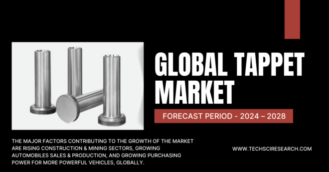 Global Tappet Market may grow due to growing automobile sales & production and growing demand for more powerful vehicles.