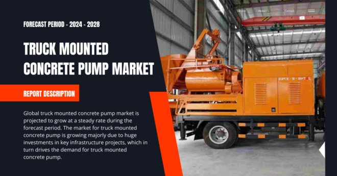 The global truck mounted concrete pump market may grow due to huge investments in key infrastructure projects. Free Sample Report.