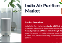 India Air Purifiers Market stood at USD 75.89 million in 2023 and may grow in the forecast with a CAGR of 33.76% by 2029.