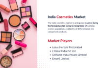 The India cosmetics market may grow during the forecast due to the rising of the working women population. Free Sample.