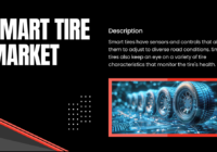 The global smart tire market may grow as Smart tires have sensors and controls that allow them to adjust to diverse road conditions.