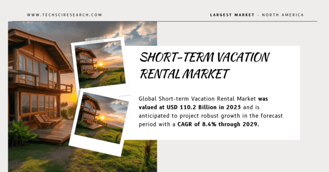 The Global Short-term Vacation Rental Market stood at USD 110.2 Billion and may growth in the forecast with a CAGR of 8.4% by 2029.