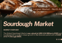 The Global Sourdough Market was valued at USD 2.34 Billion in 2023 and may grow in the forecast with a CAGR of 8.7% by 2029.