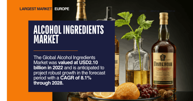 Alcohol Ingredients Market Growth, Share & Key Players: A Comprehensive Forecast (USD 2.10 Billion, CAGR: 8.1%). Free Sample.