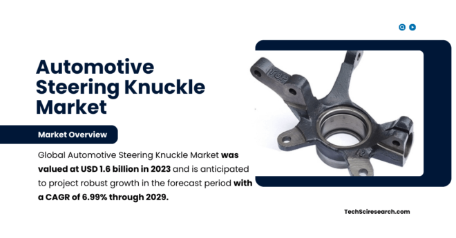 Automotive Steering Knuckle Market Forecast: [USD 1.6 Billion] Valuation and [Growth Projections] through 2029. Free Sample Report.