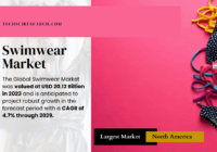 The Global Swimwear Market was valued at USD 20.12 Billion in 2023 and may grow in the forecast with a CAGR of 4.7% by 2029.