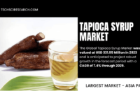 The Global Tapioca Syrup Market stood at USD 331.95 Million in 2023 and may grow in the forecast with a CAGR of 7.4% by 2029.