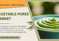 Global Vegetable Puree Market was valued at USD 12.48 billion in 2023 and may grow in the forecast with a CAGR of 4.97% through 2029.