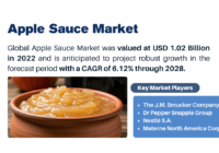 Apple Sauce Market Key Players and Growth Projections: {6.12%} CAGR and {USD 1.02 Billion} by {2028}. Click now to get a Free Sample Report.