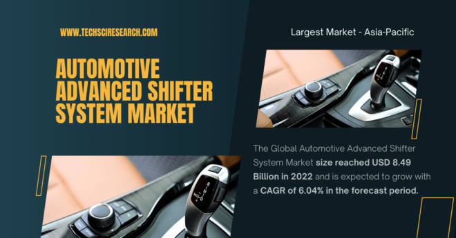 Automotive Advanced Shifter System Market Growth Rate of 6.04%: Detailed Forecast and Trends (USD 8.49 Billion). Free Sample Report.