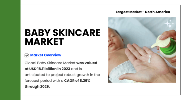 Baby Skincare Market: Growth & Forecast to Reach {USD 18.11 Billion} by {2029} with Key Trends and Insights. Get a Free Sample Report.