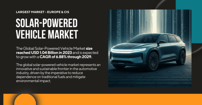 Solar-Powered Vehicle Market Industry Insights: Market Share, Trends, and Growth Forecast to 2029 (CAGR: 6.88%). Free Sample Report.