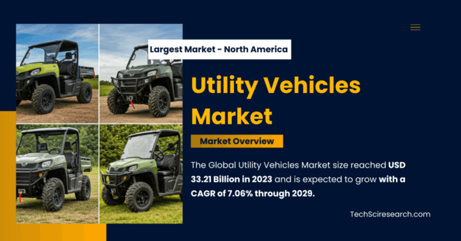 Utility Vehicles Market: Latest Report | USD 33.21 Billion {7.06% CAGR} by 2029. Click now to get a Free Sample Report.