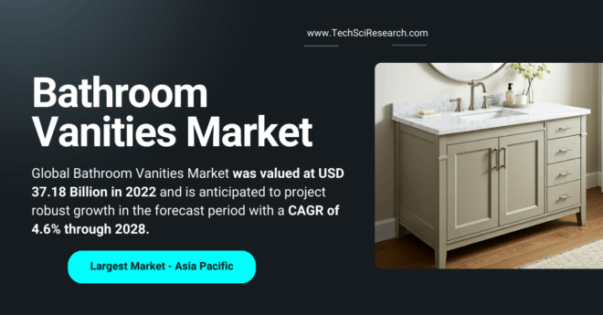 Bathroom Vanities Market Size & Growth: Valued at USD 37.18 Billion, Projected to Grow at 4.6% CAGR by 2028. Free Sample Report in PDF.