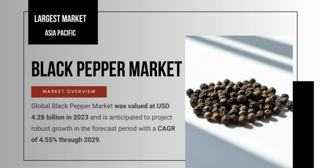 Black Pepper Market Comprehensive Analysis: Key Insights, Forecasts, and Market Size. Click now to get a Free Sample Report in PDF.