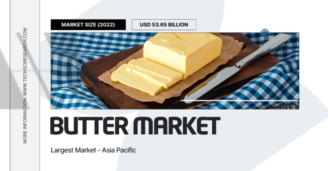 Butter Market Size and Key Insights: {USD 53.65 Billion} Valuation and {3.1%} CAGR Growth Expected. Click to get a Free Sample Report.