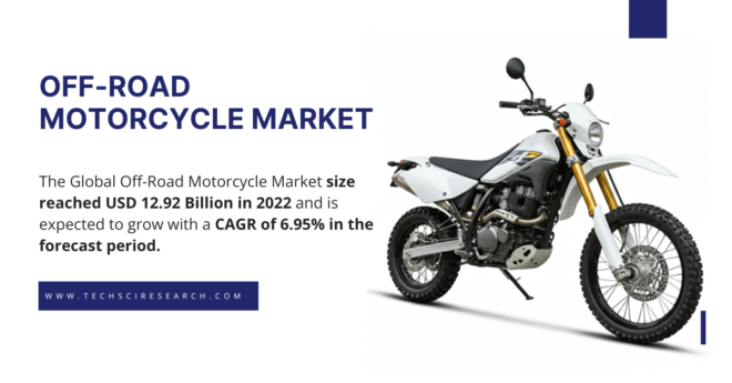 Off-Road Motorcycle Market Key Trends & Forecast: A {6.95% CAGR} and {USD 12.92 Billion} Opportunity. Click now to get a Sample Report.