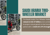 Saudi Arabia Two-Wheeler Market Demand & Growth Trends: {USD 47 Million} and {5.47%} CAGR. Get a Free Sample Report in PDF.