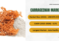 Carrageenan Market in Motion: [USD 875.5 Million] Value and [5.3% CAGR] Growth Forecast. Get a Free Sample report Now for insights.