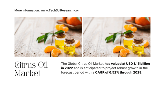 Citrus Oil Market Share and Analysis: Projected USD 1.15 Billion with [6.52%] CAGR Growth. Get a Free Sample Reoort now in PDF.