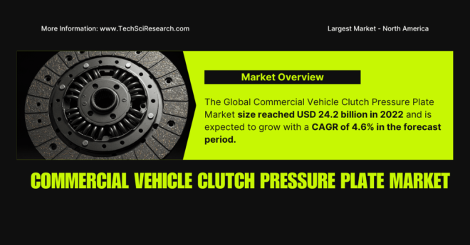 Commercial Vehicle Clutch Pressure Plate Market Analysis: Key Players, Trends, and Growth Forecast USD {24.2 Billion}, CAGR {4.6%}. Free Sample.